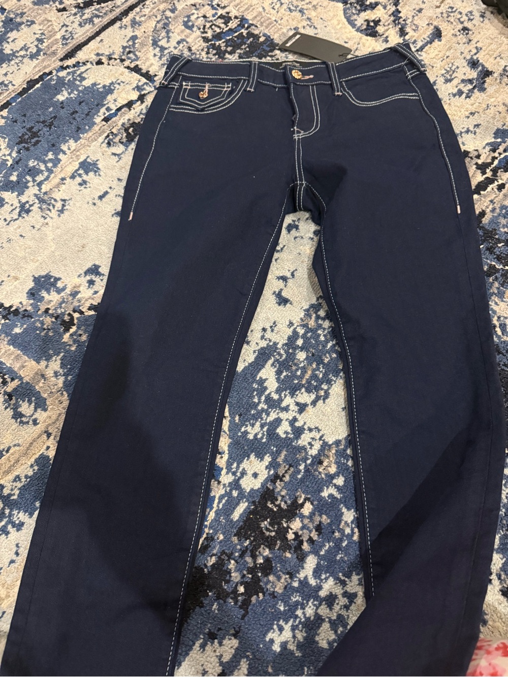 True religion size 27 brand new Jennie skinny jeans mid rise